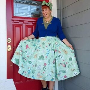 KITCHY DESIGNS Wizard of Oz Skirt XL
